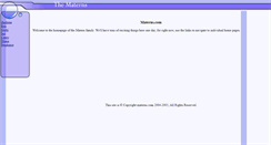 Desktop Screenshot of materns.com